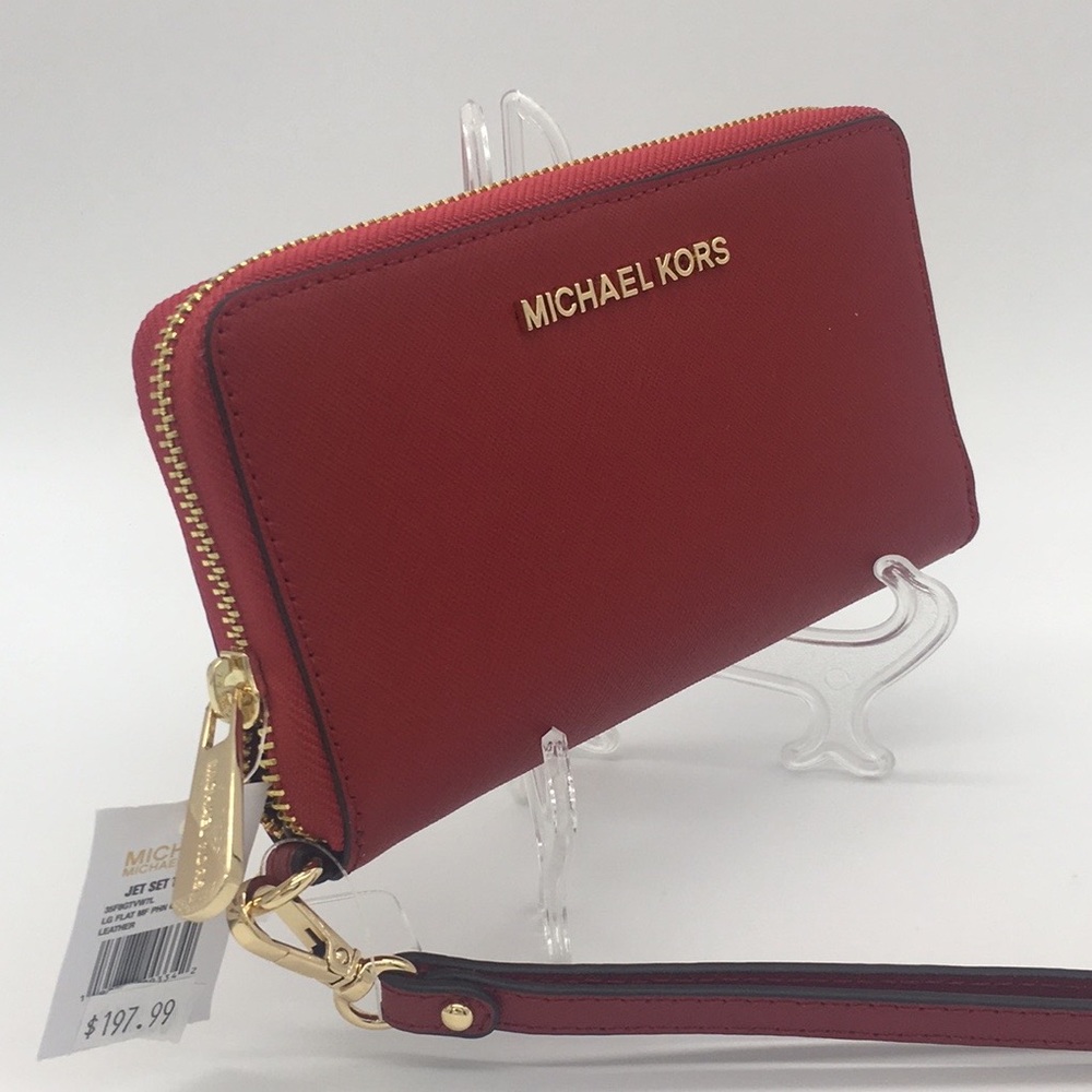 Michael Kors Jet Set Travel Phone Wallet Wristlet - Picture 6 of 16